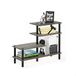 Furinno Turn-N-Tube 3-laags side Display Rack French Oak Grey/Black