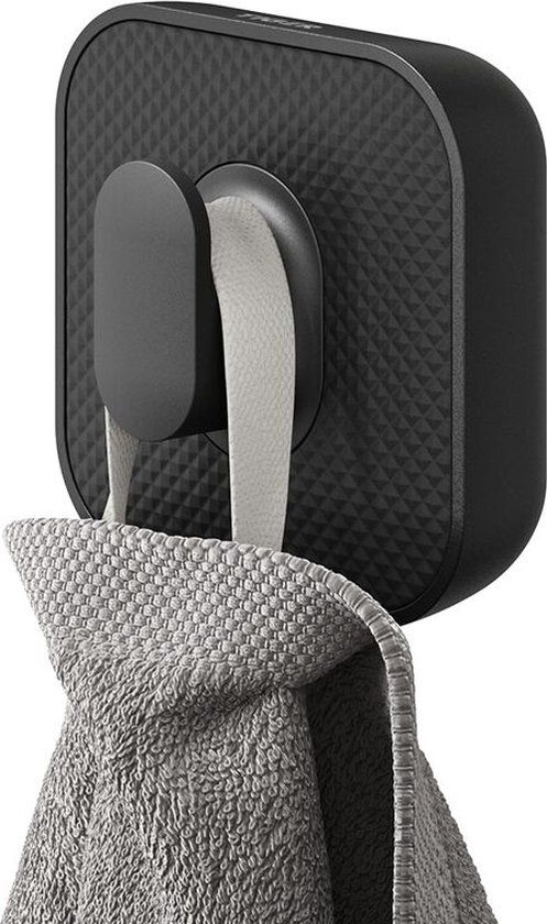 Tiger Carv Handdoekhaak groot - Zwart