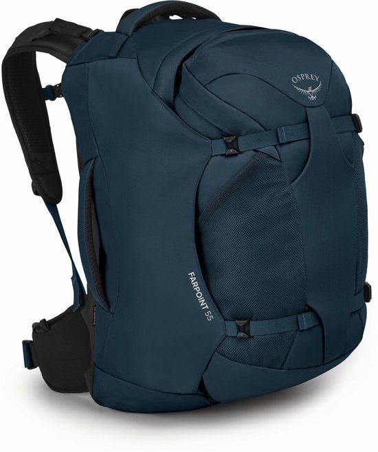 Osprey Farpoint 55 Trekkingrugzak - Heren Muted Space Blue 55 L