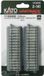 KATO H0 Kato Unitrack 2-141 Rails droits 123 mm 4 pièce(s)