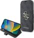 Guess 4G Big Metal Logo Book Wallet Case hoesje voor Apple iPhone 16 Pro - Zwart