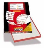 Markin 210C581 printeretiket Wit