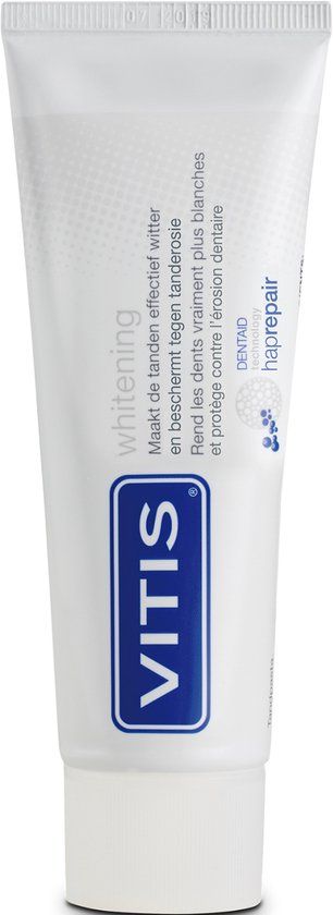 Vitis Whitening Tandpasta - 4 x 75ml - Voordeelverpakking