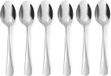 HENDI Paplepel set – hoogglans afwerking – roestvast staal – 186 mm – 6 stuks