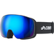 CRIVIT Lunettes de ski enfant, sans cadre (Temps ensoleillé/rond, Noir)