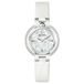 Bulova 96R254 Montre femme cuir blanc quartz verre saphir