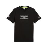 Puma X Aston Martin F1 Essential Big Logo T-shirt Met Korte Mouwen Zwart L Man