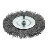 Vigor schijfborstels (grof, diameter: 100 mm, schachtdiameter: 6 mm) V6803-100, zilver