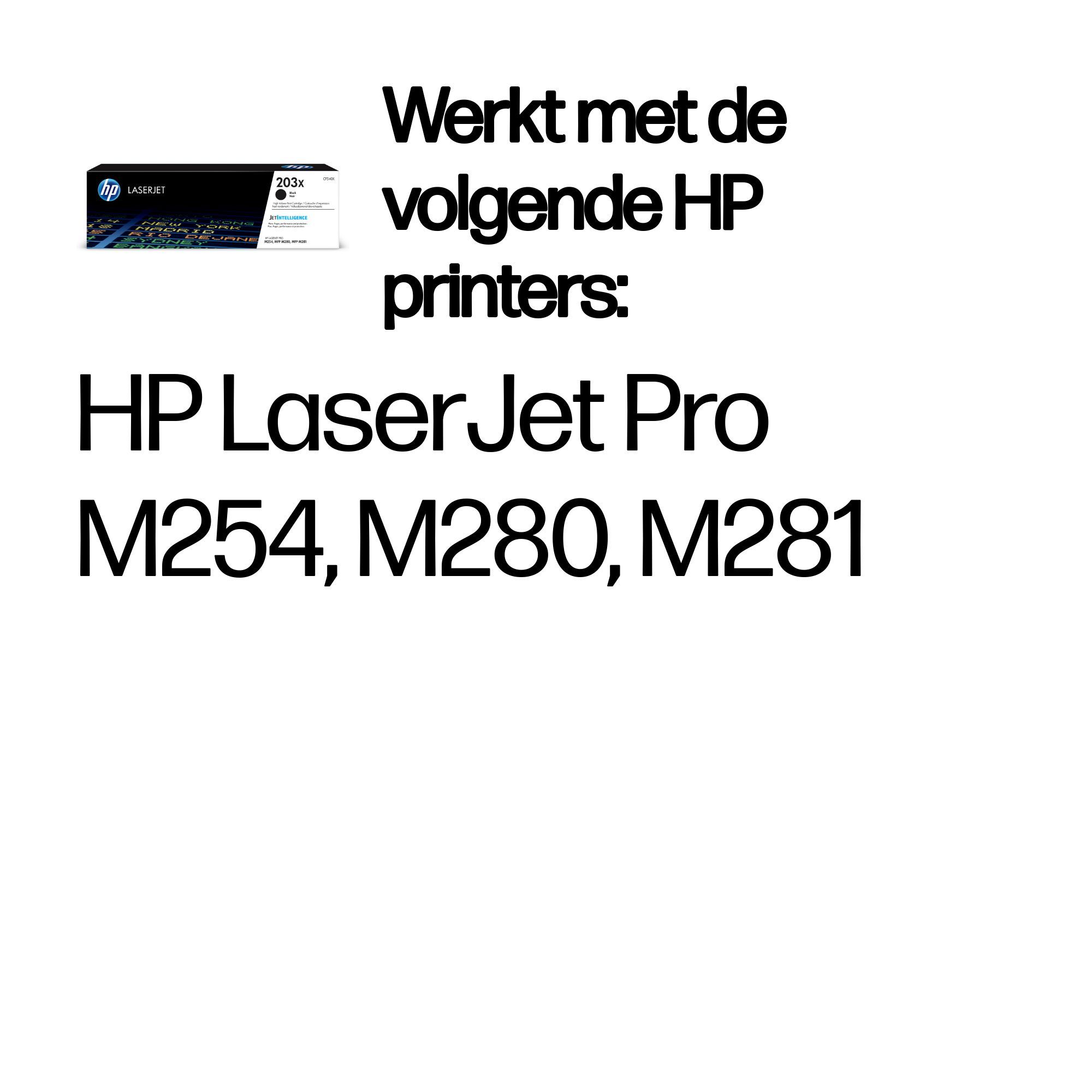 HP 203X High Yield Black Toner Cartridge - Original