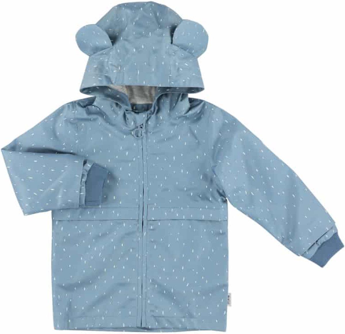 TRIXIE Regenjas Mrs. Elephant Junior Polykatoen Blauw Maat 116