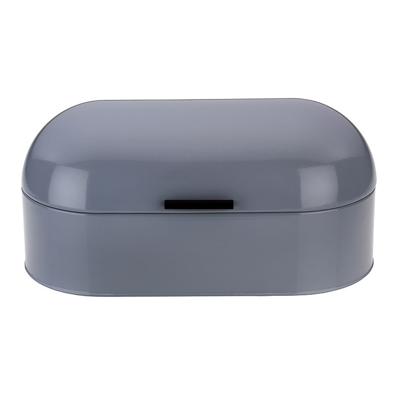 Kela Frisco Broodtrommel - Ovaal - Grijs Metaal