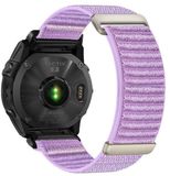 By Qubix Qubix Nylon Sport Loop bandje - Paars - 26mm Quickfit - Geschikt voor Garmin Epix Pro Gen 2 (51mm) / Quatix 7X / 6X & Tactix 7 (pro)