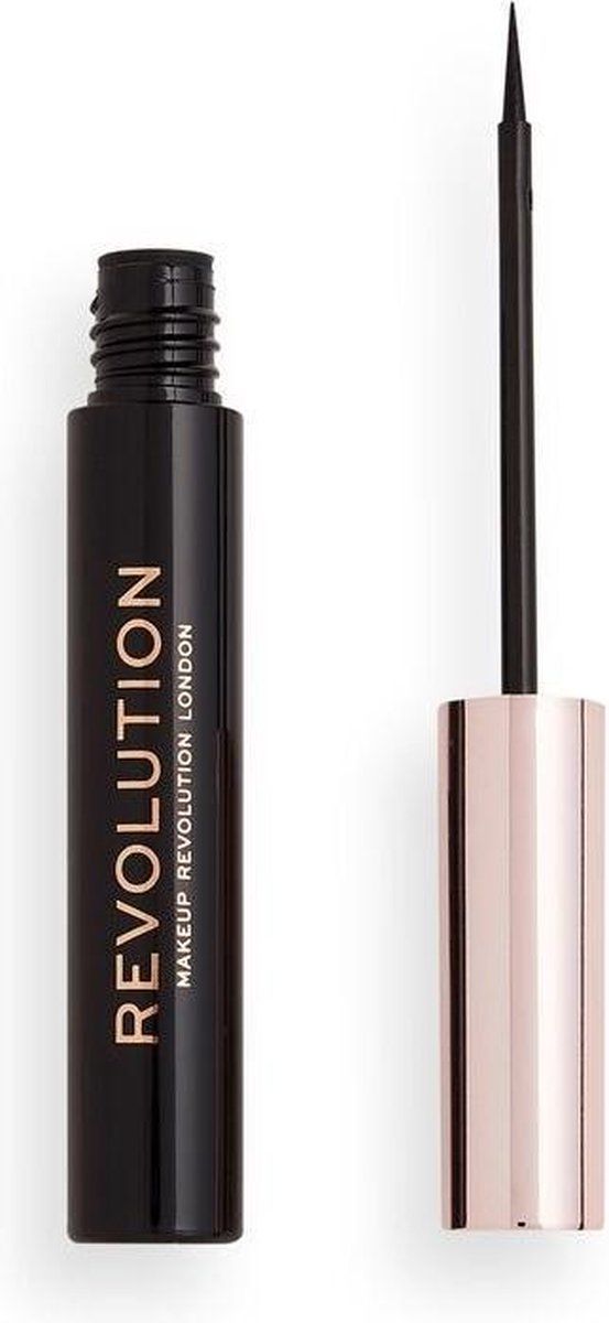 Makeup Revolution - Super Flick Eyeliner - Eyeliner 4.5 Ml Black