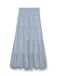 VERO MODA Rok 'VMLotus' hemelsblauw / aardetinten / wit