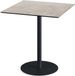 Giga Meubel Table de jardin Moonstone Urban Cadre noir HPL 70x70cm