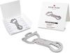 Geschenkartikel: ROMINOX Key Tool // Snake, 18 functies, keytool sleutelhanger, winkelwagenontgrendelaar, roestvrij staal multitool