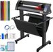Vevor Vinyl Snijplotter, 870mm Snijplotter Machine, LEDscherm Vinyl Cutter Plotter, Semi-automatisch Ingebouwd Optisch Oog Lasergeleiding, Compatibel met SignMaster-software voor Windows met Standaard
