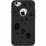 Mocca – design luchtbellen – beschermhoes voor iPhone 6/6S, zwart