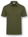 Vercate Heren Polo Korte Mouw Strijkvrij Poloshirt Olijfgroen Slim Fit Excellent Katoen Maat XXL