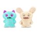 Fuggler Butt Ugly Pets 9" Serie 1 (2PK) van ZURU, Grappig Ugly Monster Pluche Speelgoed (Verdachte Vos - Pommeren) & (Mr Buttons - Golden Retreiver)