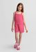 Minoti meisjes jumpsuit gehaakt roze - katoen