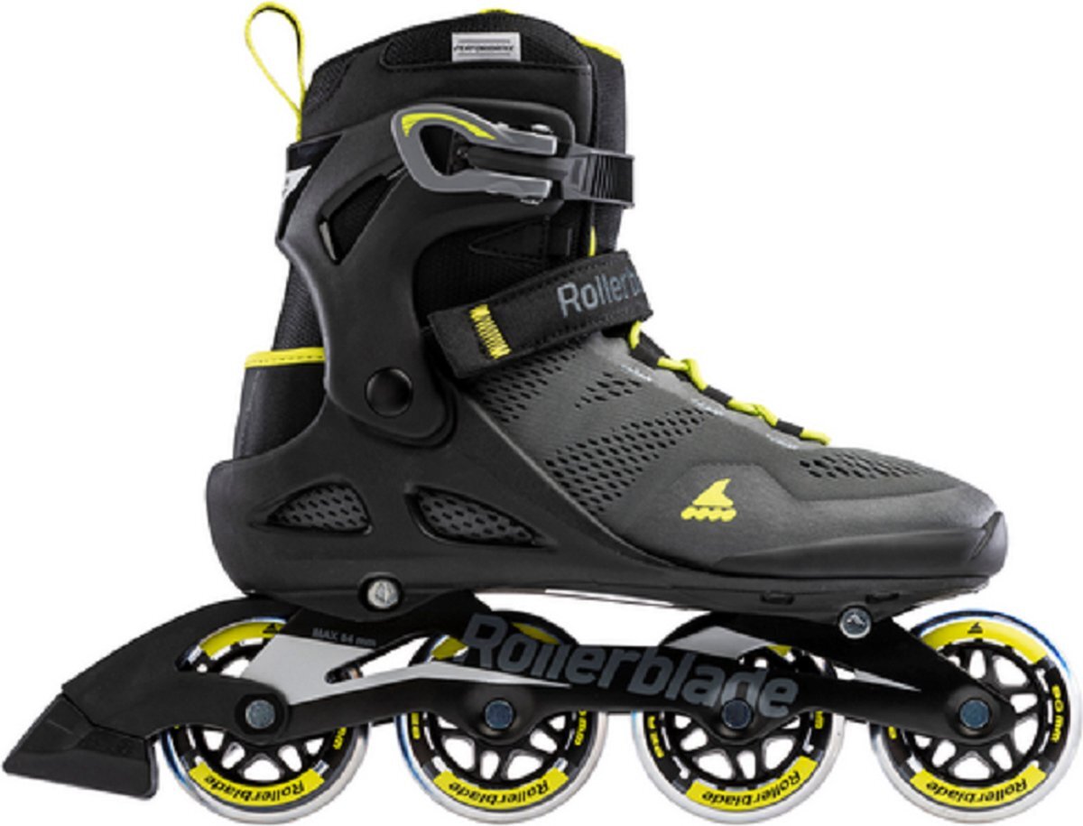 Rollerblade Inlineskates - Maat 45.5 - Mannen - zwart/lime groen