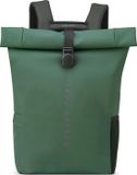 DELSEY Turenne Soft Rolltop Rugzak – 15,6 Inch Laptopvak – 26L – RFID Blokkering – Gerecycled PU – Green