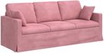 vidaXL Bank Roze Fluweel 198 x 78 x 80 cm