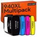 HP 4 cartouches couleur HP 940XL pour Officejet Pro 8000/8500