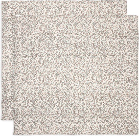Jollein Hydrofiele Doek Large 115x115cm Retro Flowers - 2 Stuks