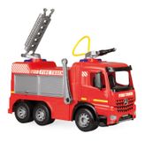 Lena GIGA TRUCKS Mercedes-Benz Actros - 66cm - Rouge/Argent