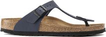 Birkenstock Gizeh blue narrow teenslipper voor dames
