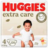 Luiers Huggies Luiers Extra Care Maat 5, (11-25 kg) 100 stuks.