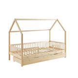 BAÏTA Kinderbed Tiny grenen massief 90 x 190 cm lattenbodem + lade inbegrepen