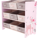 LUPILU Kinder opbergkast, 65 x 30 x 61,5 cm (Hert)
