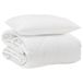 VidaXL All-Season Dekbed met Kussen 2 st Wit Microvezel