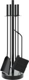 vidaXL 5-delige openhaardgereedschapset 18x66 cm staal
