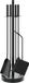 vidaXL 5-delige openhaardgereedschapset 18x66 cm staal