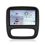 Hexinex autoradio 9" avec Carplay et Android 15, convient pour Renault Trafic 3 / Opel Vivaro B (2014-2021), 8+256G, navigation GPS, Wi-Fi, Bluetooth, 4G, DSP, panorama 360°
