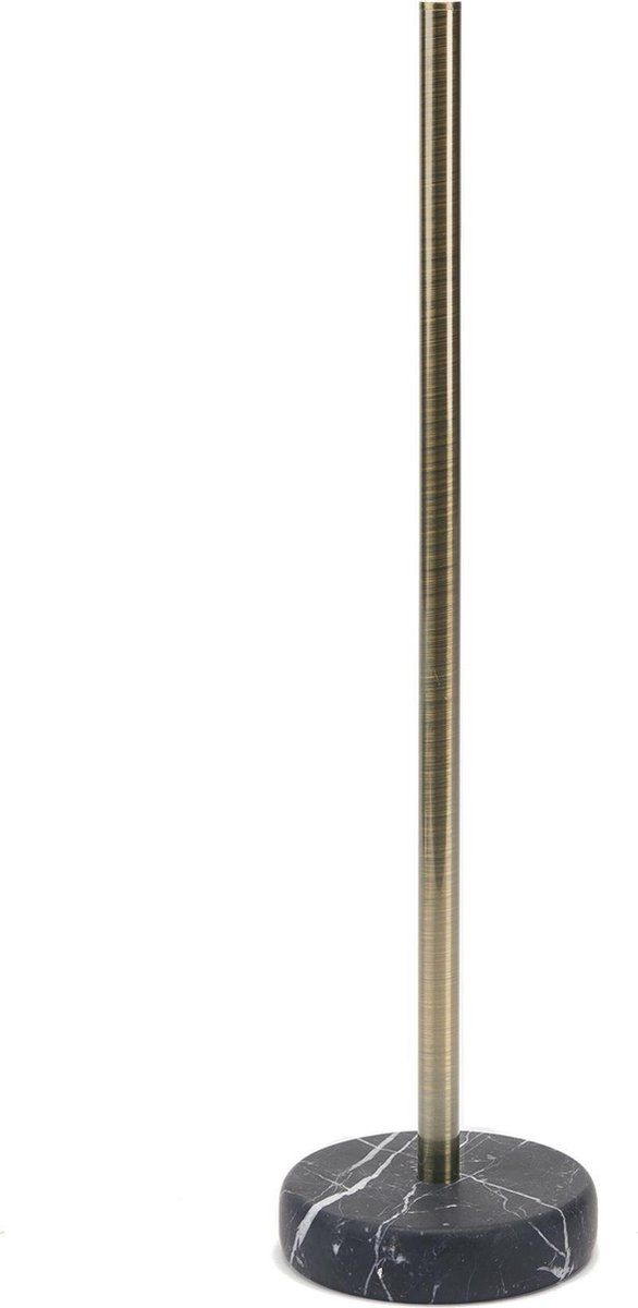 Aquanova Nero Toiletrolhouder - 47 cm - Zwart - Keramiek