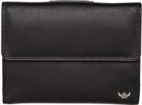 Golden Head Leren portemonnee Polo RFID Protect Damenbörse 2137 Schwarz zwart