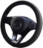 Merkloos Dailygoody - Stuurhoes voor de auto - Universeel - Antislip en - Leer - Zwart - 37.50 cm