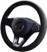 Merkloos Dailygoody - Stuurhoes voor de auto - Universeel - Antislip en - Leer - Zwart - 37.50 cm