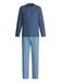 CALIDA Pyjama lang 'Cotton Special' blauw