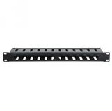 Showgear 1 HE Cable management with hood 19" - 12 locks