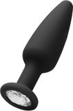 OUCH!Shots - Ouch! Shots BV Cone-Shaped Diamond Butt Plug - Black