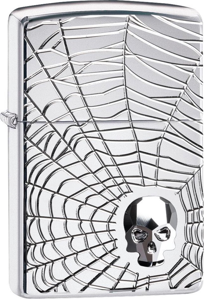 Zippo Aansteker Armor Case Spider Web