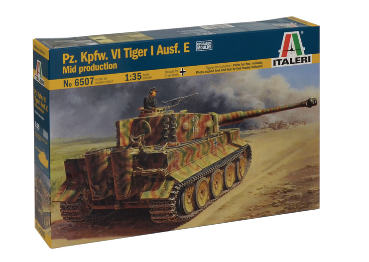 Italeri Pz.Kpfw.VI Tiger I Ausf.E - Militair landvoertuig model - Kunststof - Beige