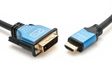 BlueRigger HDMI-DVI 3m Zwart, Blauw