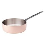 Pentole Agnelli Line Cooper 3 inductie steelpan inductie met 1 handvat 20 cm zilver/zwart